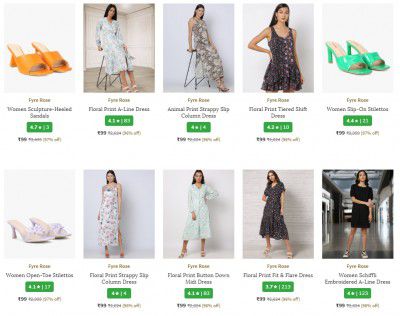 Ajio Loot : Flat Rs 99 And 199 | Clothing And Accessories 