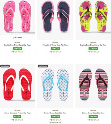 Ajio Loot : Footwear Start at Rs 49