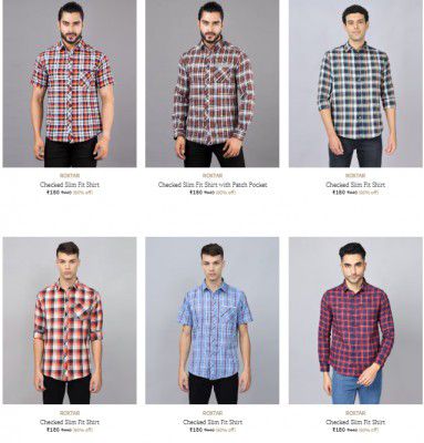 Ajio Loot : Men's Shirts Starts ₹150