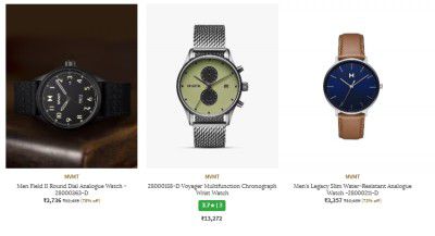Ajio LOOt: MVMT WATCHES UPTO 78% OFF | [ INTERNATIONAL BRAND ]