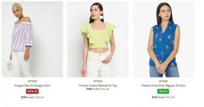 Ajio Loot : Spykar Women's Shirts Start at ₹375