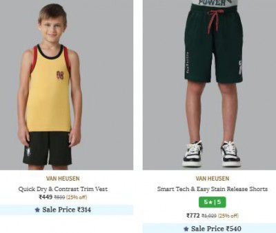 Ajio : Upto 33% Off On Van Heusen Clothing | For Boys