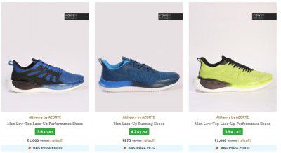 AJIO Loot : Upto 75% Off On Branded Womens Footwear (Sneakers & Sports Shoes )