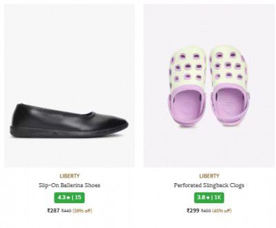 Ajio Loot : Upto 75% Off On Liberty Footwears Starts At Rs 287