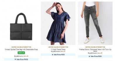 Ajio Loot : Upto 80% Off On UCB Women's Clothing