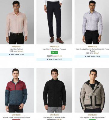 Ajio Loot : Upto 79% Off On Van Heusen Clothing | For Mens