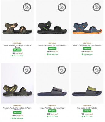 Ajio : Performax Sandal & Sliders Starts @ Rs.240 | For Men