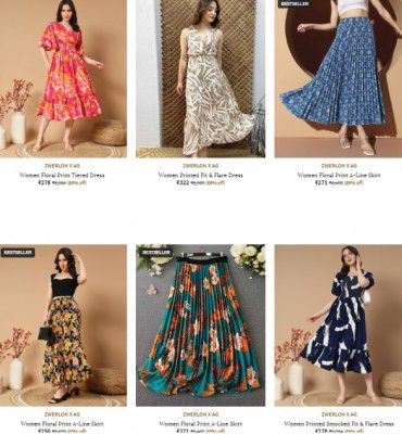 Ajio : Up to 89% OFF - Zwerlon X Ag Womens Clothings