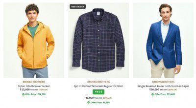 Ajio : Upto 50% Off On Brooks Brothers Clothing | For Men