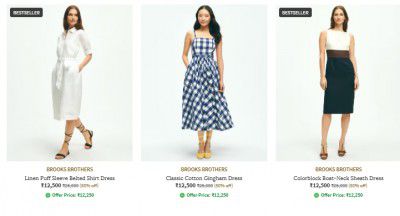 Ajio : Upto 50% Off On Brooks Brothers Clothing | For Womens