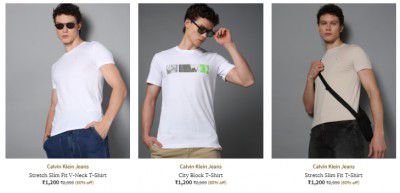 Ajio : Upto 60% Off On Calvin klein Clothing | For Men