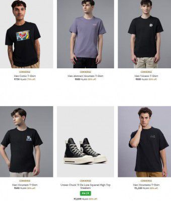 Ajio : Upto 70% OFF - Converse Clothings | For Mens 
