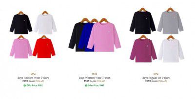 Ajio : Upto 71% Off On Diaz Clothing | For Boys