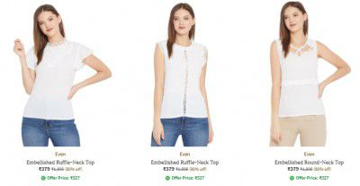 Ajio : Upto 80% Off On Even Clothing | For Womens