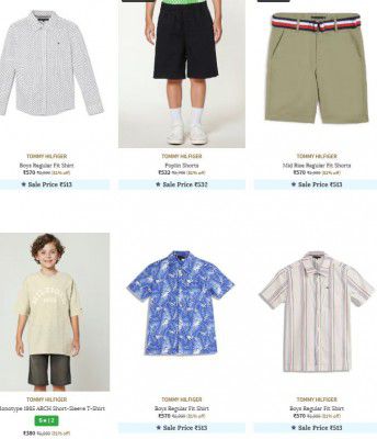Ajio : Upto 62% Off On Tommy Hilfiger For Boys