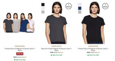 Ajio : Upto 84% Off On Color Capital Clothing | For Women