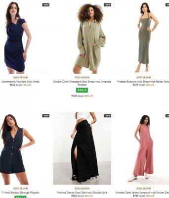 Ajio : Upto 90% OFF - Asos Design Womens Clothing