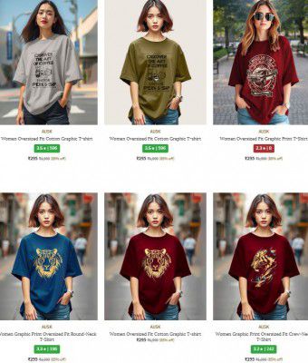Ajio : Up to 86% OFF - Ausk Clothings | For Womens