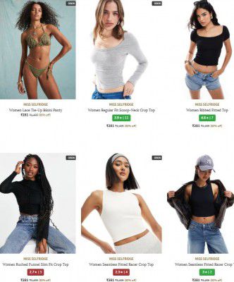 Ajio : Upto 90% OFF - Miss Selfridge [Romania] Womens Clothing