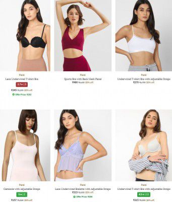Ajio : Upto 85% OFF - Penti [UK] Womens Innerwears 