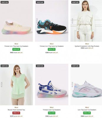 Ajio : Upto 85% OFF - Wknd [USA] Womens Clothing And Accessories