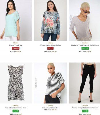 Ajio : Upto 85% OFF - Zabaione [Germany] Womens Clothing