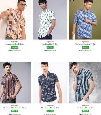 Ajio : Upto 89% OFF - Highlander Clothings | For Mens