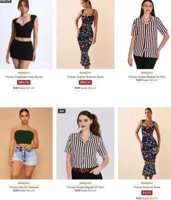 Ajio : Upto 90% OFF - Wanquila Clothings | For Womens