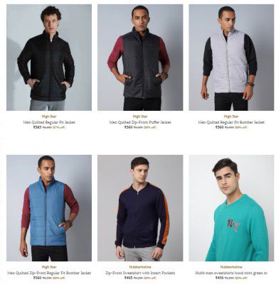 Ajio : Upto 90% Off : Winterwear