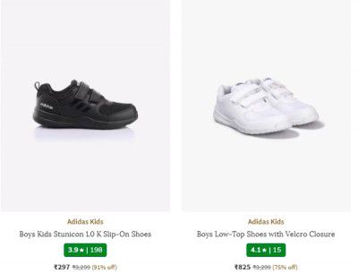 Ajio : Upto 91% OFF - Adidas Kids Footwear