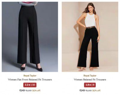 Ajio : Upto 92% Off On Royal Taylor Womens Clothing 