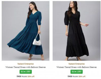 Ajio : Upto 96% Off Vastani Enterprise Womens Clothing | Starts At ₹400