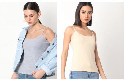 Ajio - Women's Camisoles & Slips Starting @ Rs.144