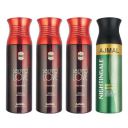 Ajmal 3 Sacred Love for Women and 1 Nightingale for Men & Women Deodorants Each 200ML Combo Pack of 4 (Total 800ML)...