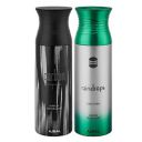 Ajmal Carbon & Raindrops Deodorants Gift For Men & Women (200 ml, Pack of 2)...