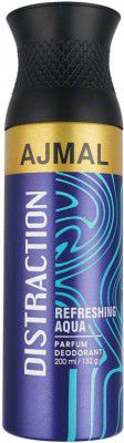 Ajmal Distraction Deodorant Aromatic Woody Fragrance Casual Wear- For Men & Women (200 ml) 