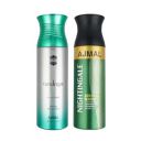Ajmal Raindrops Femme for Women and Nightingale for Men & Women Deodorants each 200ML Combo pack of 2 (Total 400ML)...