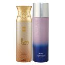 Ajmal Wisal for Women and Persuade for Men & Women Deodorants each 200ML Combo pack of 2 (Total 400ML)...