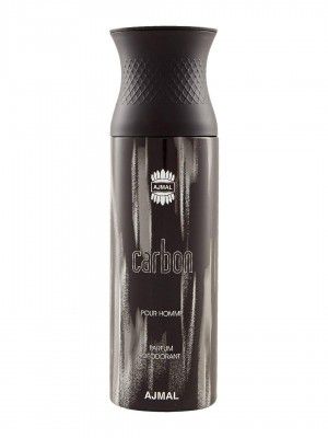 Ajmal Woody Spray Carbon Perfume Deodorant 200Ml For Men