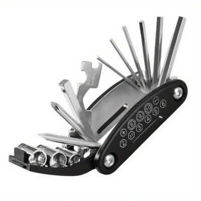 AJRO DEAL Special 15 in 1 Multi-function Bicycle Tools Sets Bike Bicycle Repair Tool Kit Cycling Tool Kit