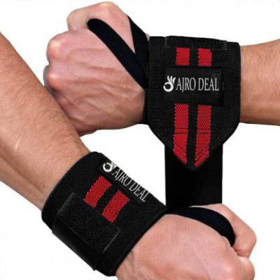 AJRO DEAL Wrist Band for Men & Women, Wrist Supporter for Gym. Wrist Support Wrist Support  (Red)