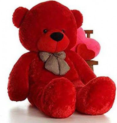 AK TOYS 3 Feet red Teddy Approx 90 cm High Quality 3 Feet Teddy Bear for someone special 1 - 90 cm (Red)