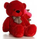 AK TOYS 3 Feet red Teddy Approx 90 cm High Quality 3 Feet Teddy Bear for someone special 1 - 90 cm (Red)...