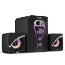 AKAI Zest MS2222 22W 2.1 Channel Wired Gaming Speaker with Subwoofer for Laptop, PC, Desktop - Black...