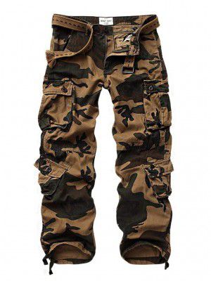AKARMY Men's Relaxed Fit Cargos