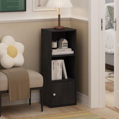 Oakcraft Multipurpose Single Cube Storage Organizer Unit Bed Side 