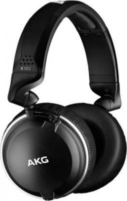 AKG K182 Closed-back Monitor Studio Wired without Mic (Black, On the Ear)