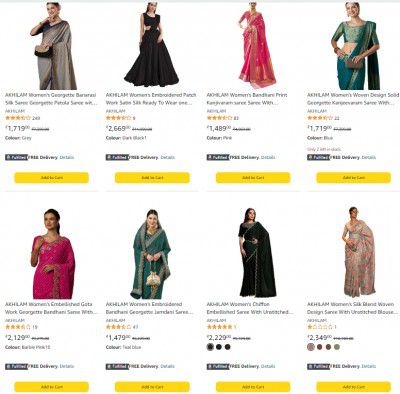 AKHILAM Womens Clothing Buy 1 Get 1 Free