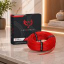 AKIA KABLES 1.5 sqmm COPPER |90 MTR| FR PVC |Multi Strand | Electrical Wire 4 sq/mm Red 90 m Wire (Red)...
