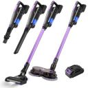 Akiara Cordless Vacuum and Wet Dry Mop Combo,with 130W 10000 pa Powerful Suction Purple...